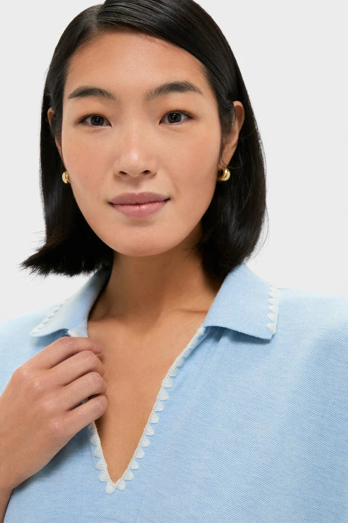 Heather Chambray Pique Melissa Maxi Dress