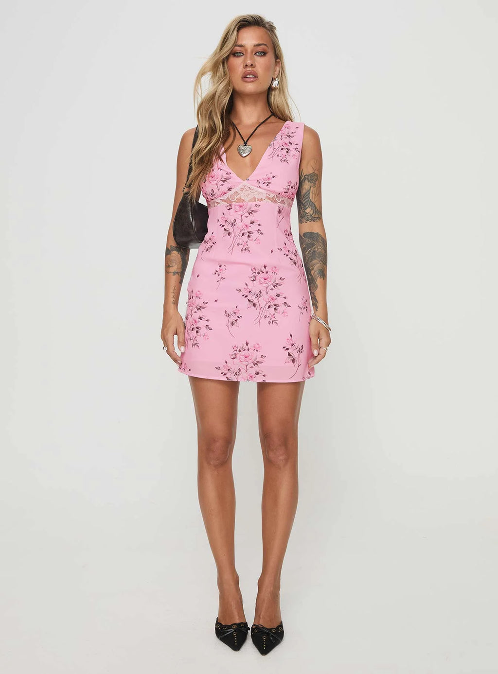 Romancer Mini Dress Pink