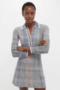Dark Hunter Green Multi Lauper Dress