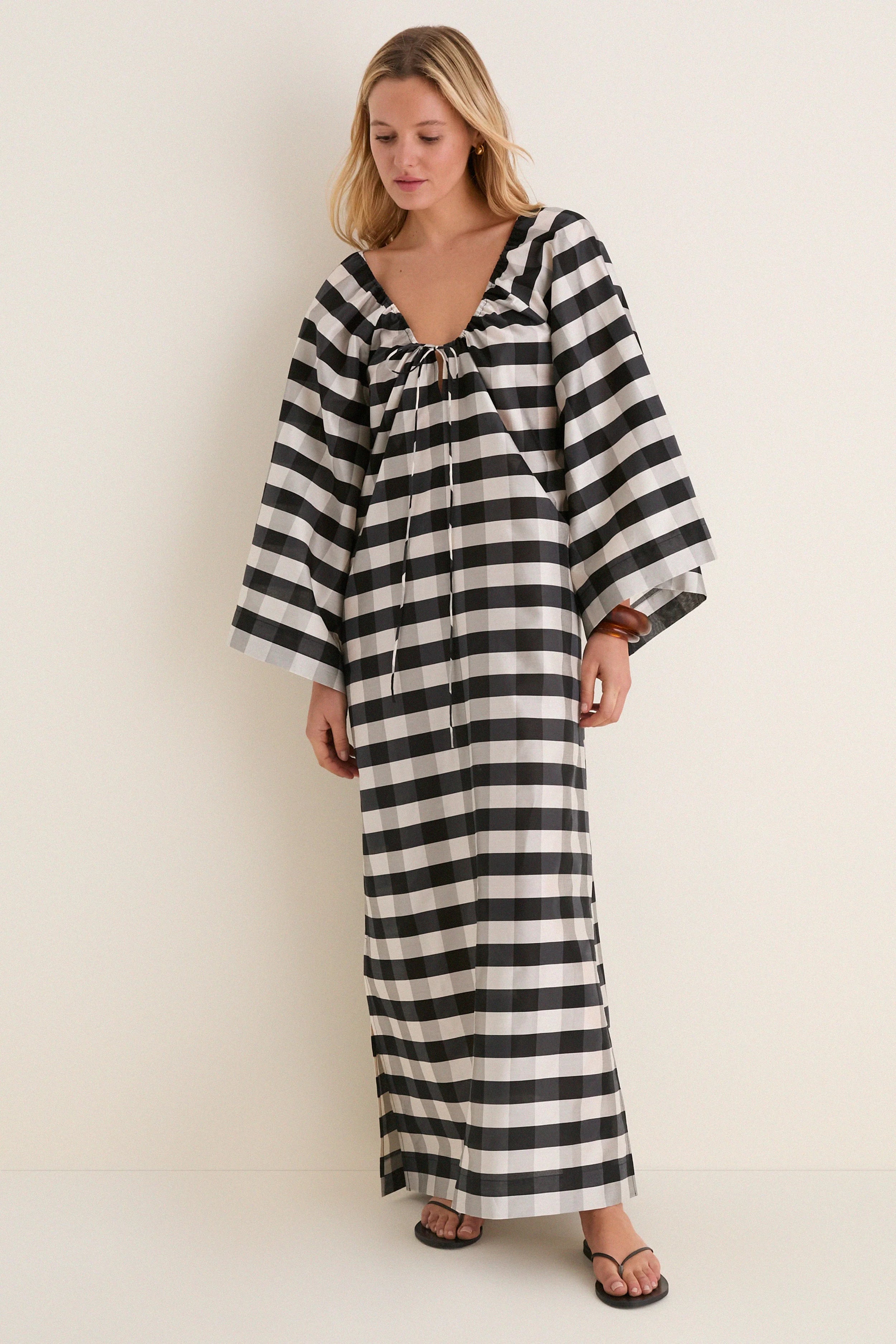 Midnight Check Claudine Dress