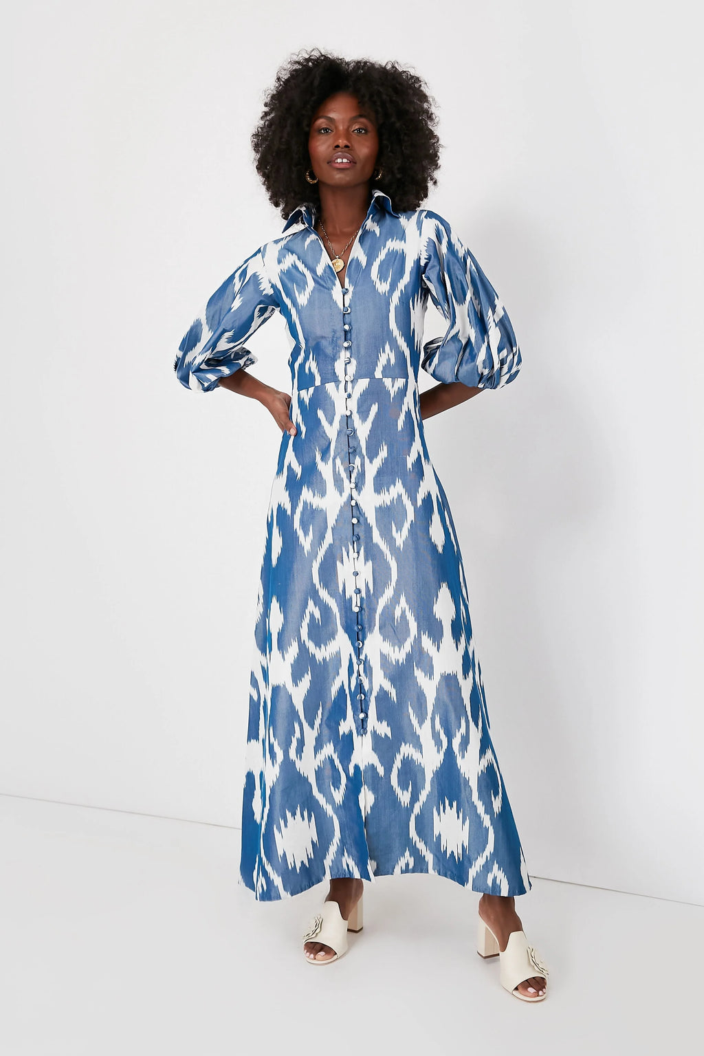 Blue Jodhpur Dress