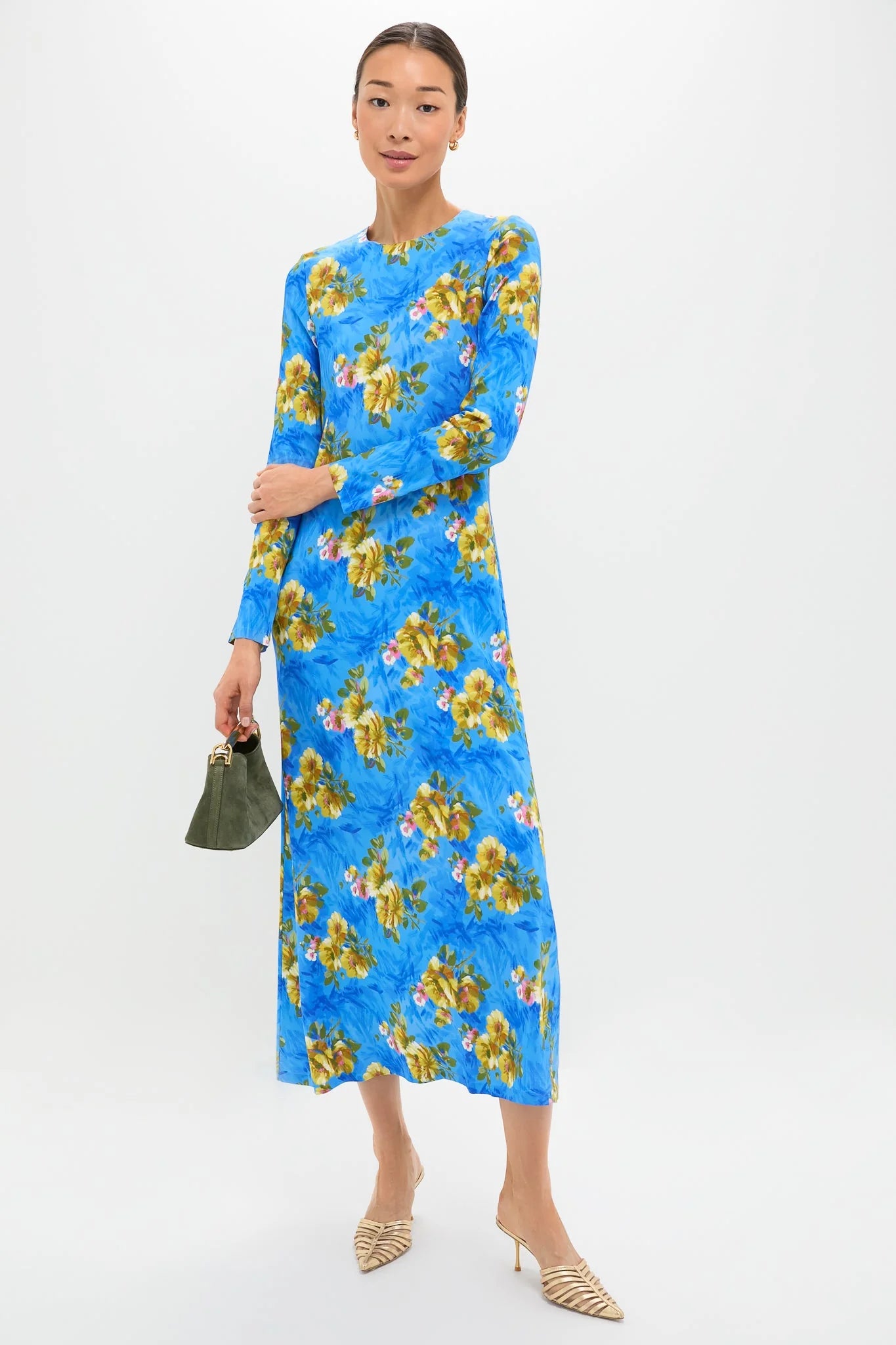 Riptide Long Sleeve Swing Dress