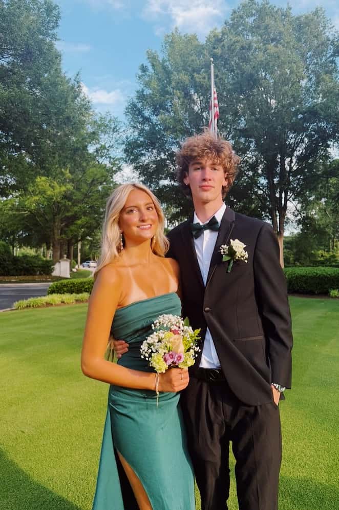 Strapless Navy Blue Pleated Long Dress with Slit