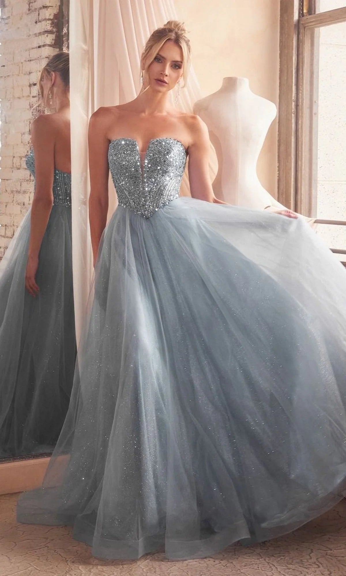 Long Formal Dress CD0217 by Ladivine