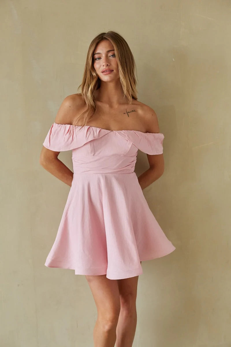 Ava Fit and Flare Mini Dress