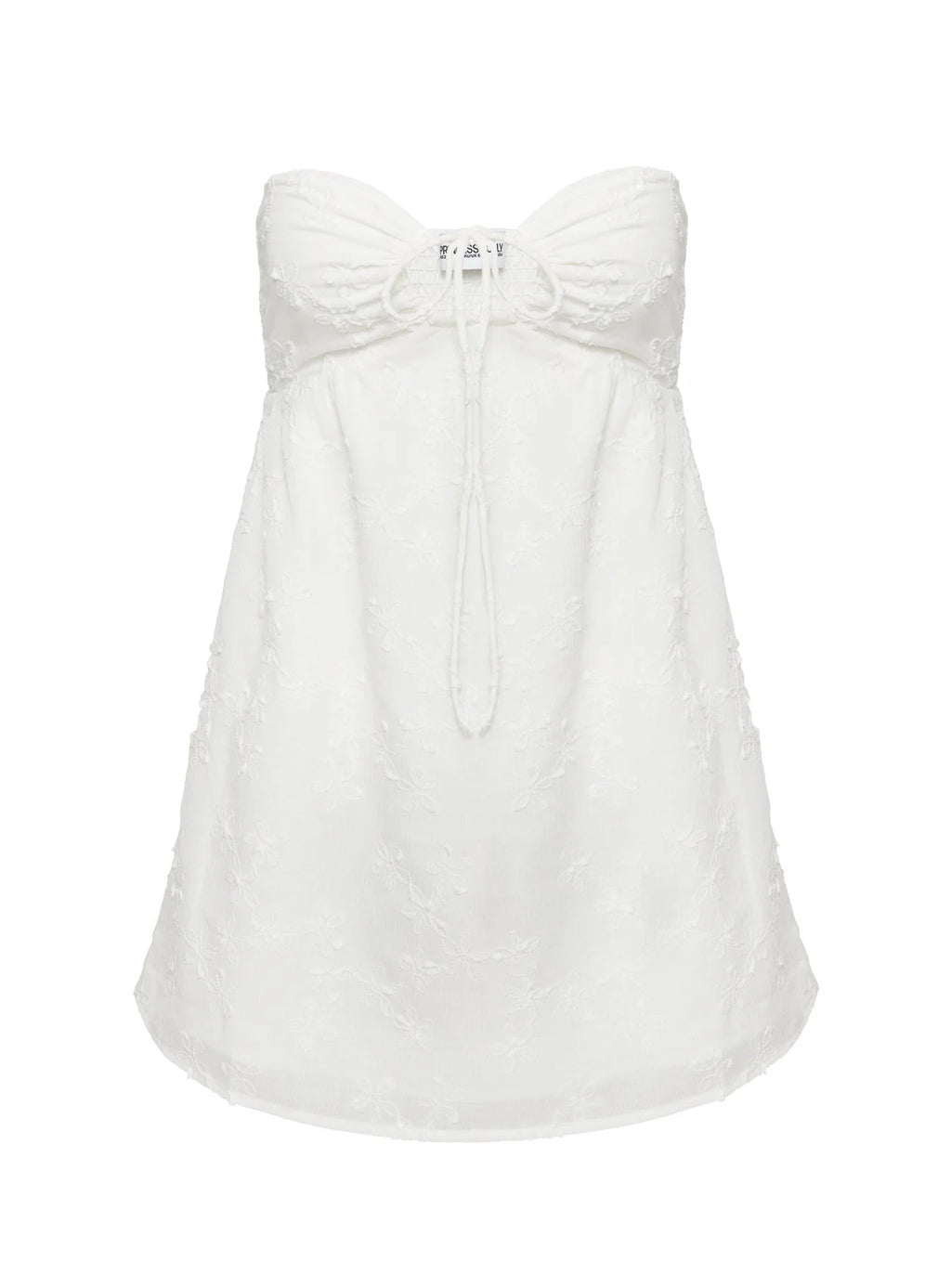 Rosenberg Strapless Mini Dress White