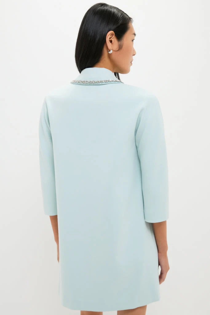 Ice Blue Embellished Nicola Dress