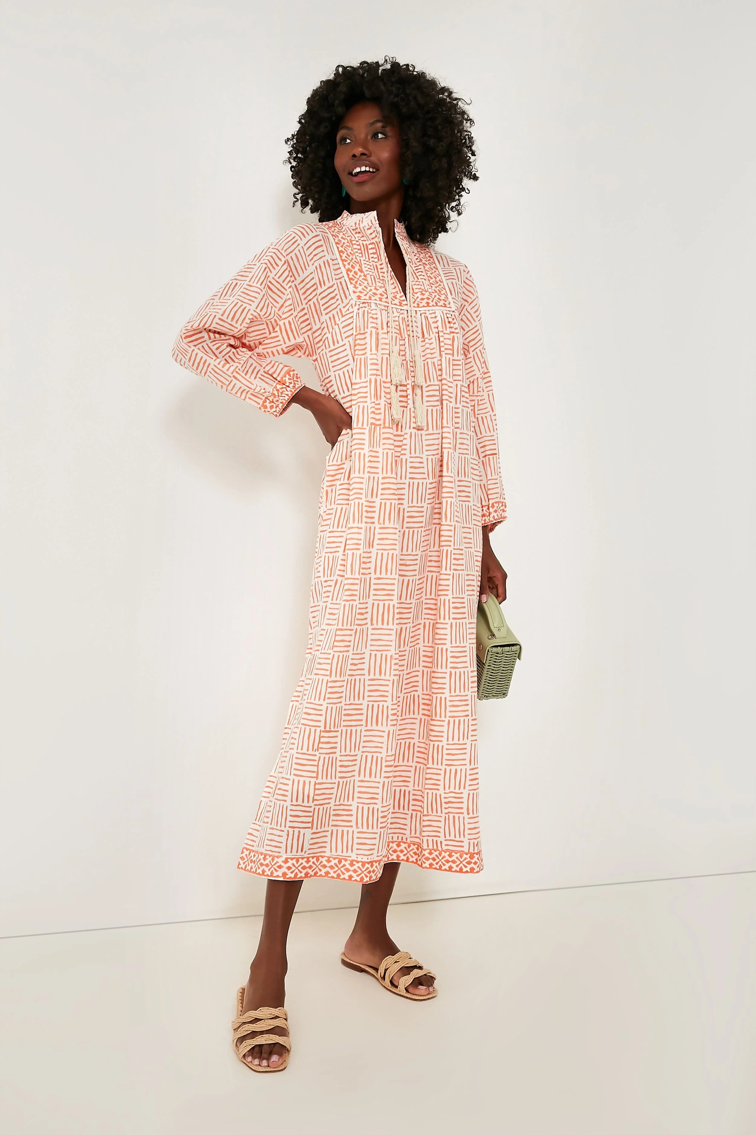 Coral Endless Summer Kaftan