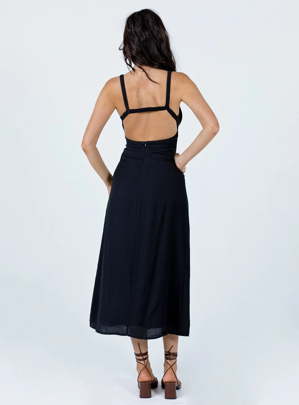 Georgia Midi Dress Black