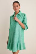 Sea Green Callahan Shirt Dress