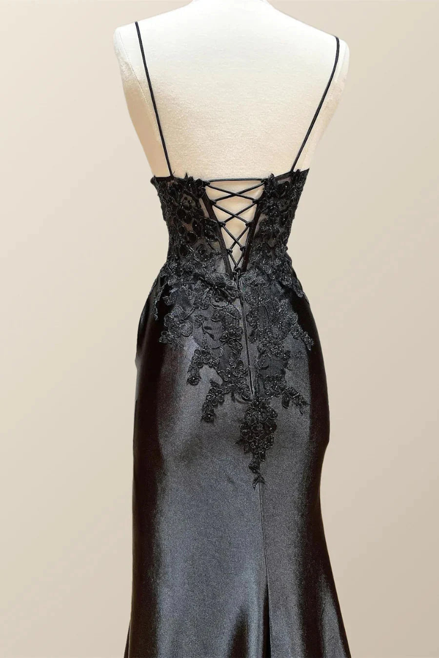 Wine Red Appliques Mermaid Long Formal Dress