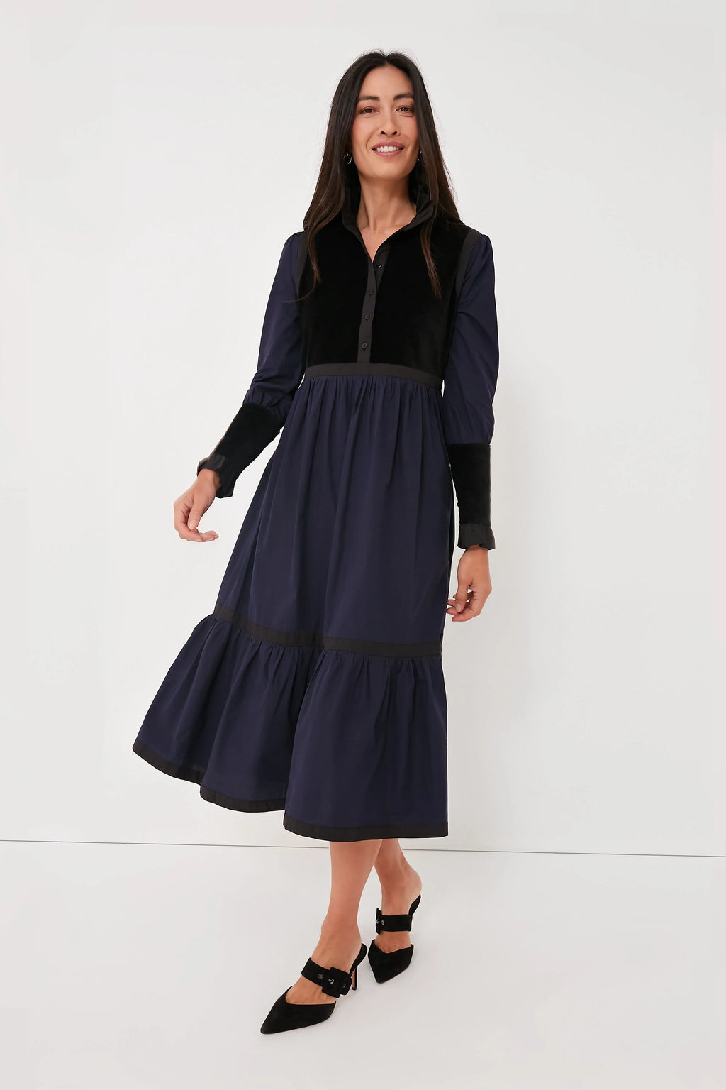 Navy Kavita Dress