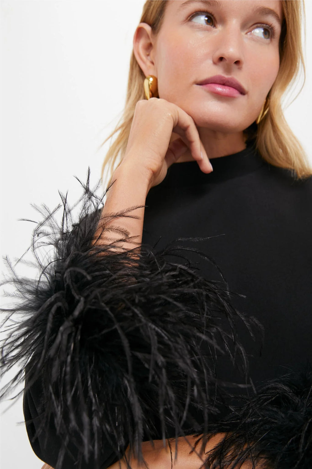 Black Feather Mod Ellie Dress
