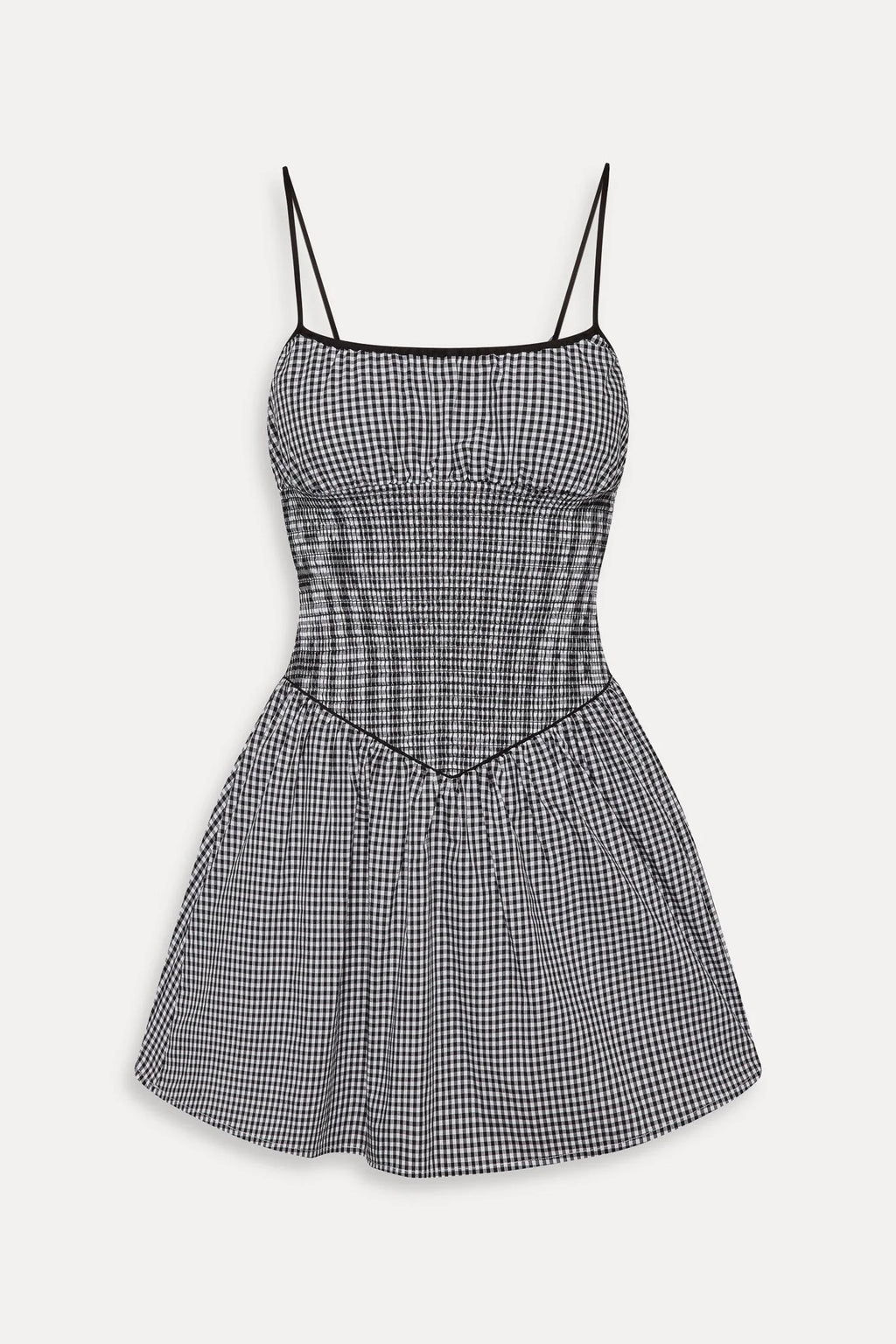 Coast Cotton Gingham Mini Dress - Cottage Tile