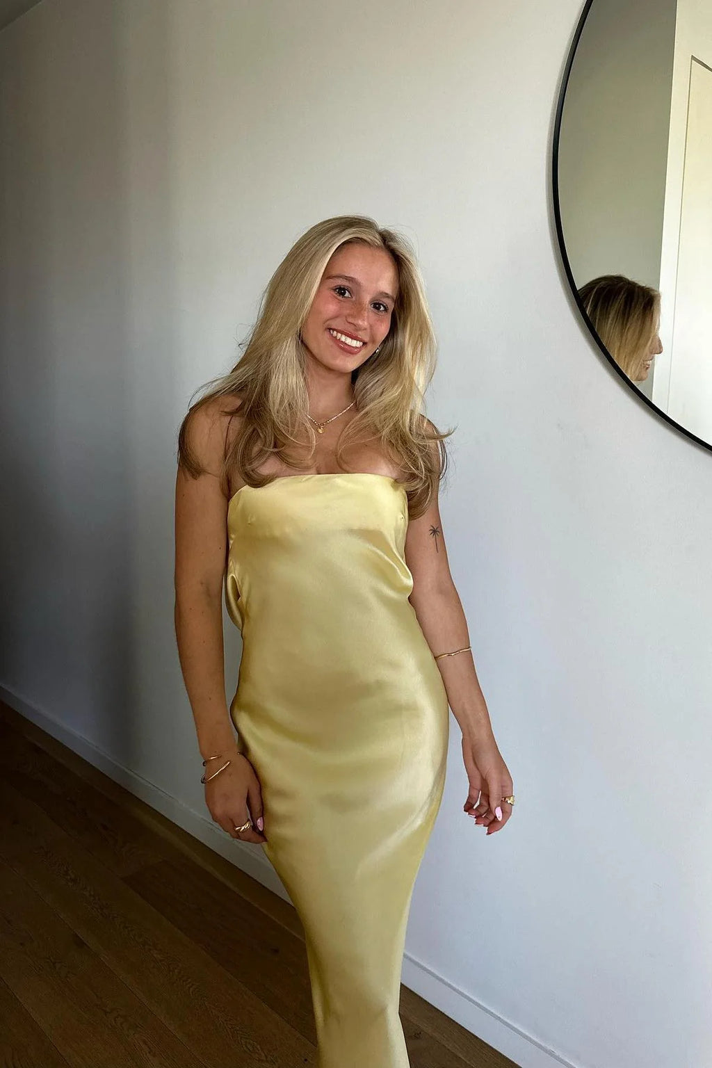 Strapless Jade Mermaid Long Dress