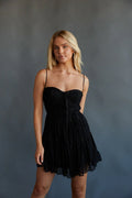 Ivy Lace Bustier Babydoll Mini Dress