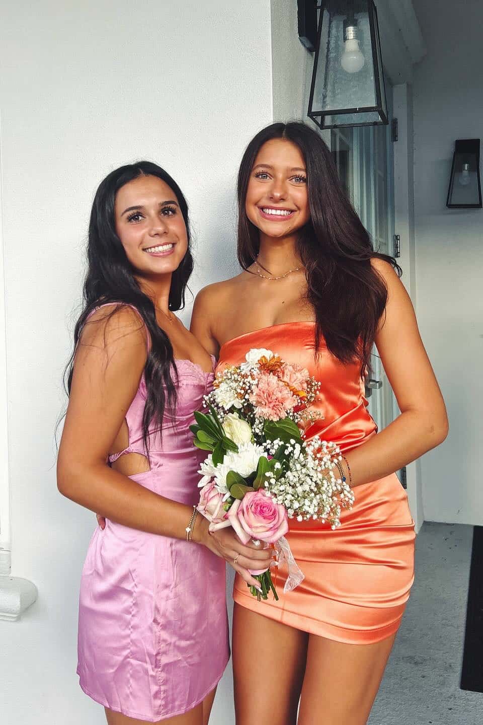 Strapless Lavender Satin Tight Short Dress