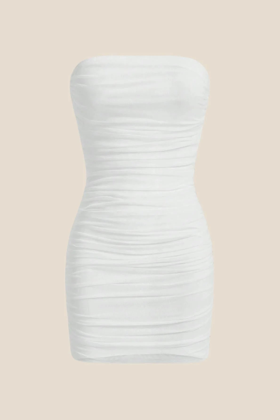 Strapless Red Bodycon Lace-up Short Dress