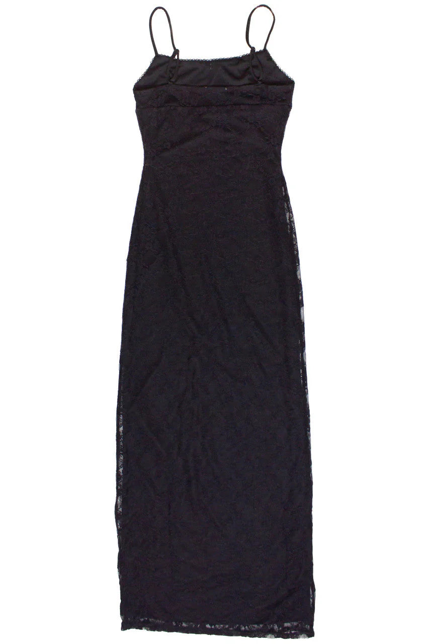 Lace Rosebud Maxi Dress