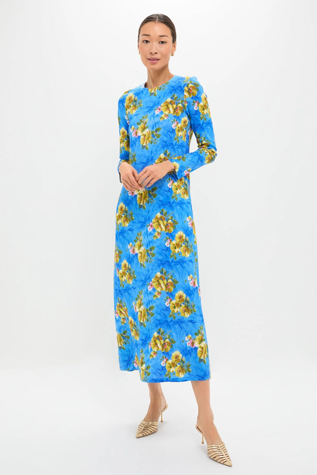 Riptide Long Sleeve Swing Dress