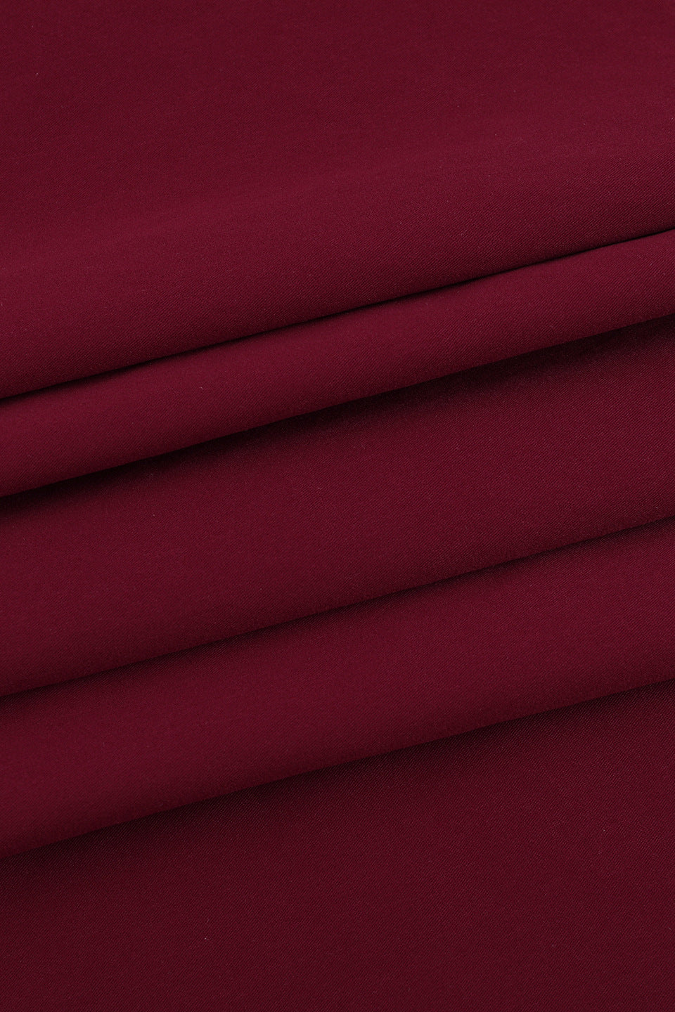 V-neck Wine Red Ruffle Long Party Dress