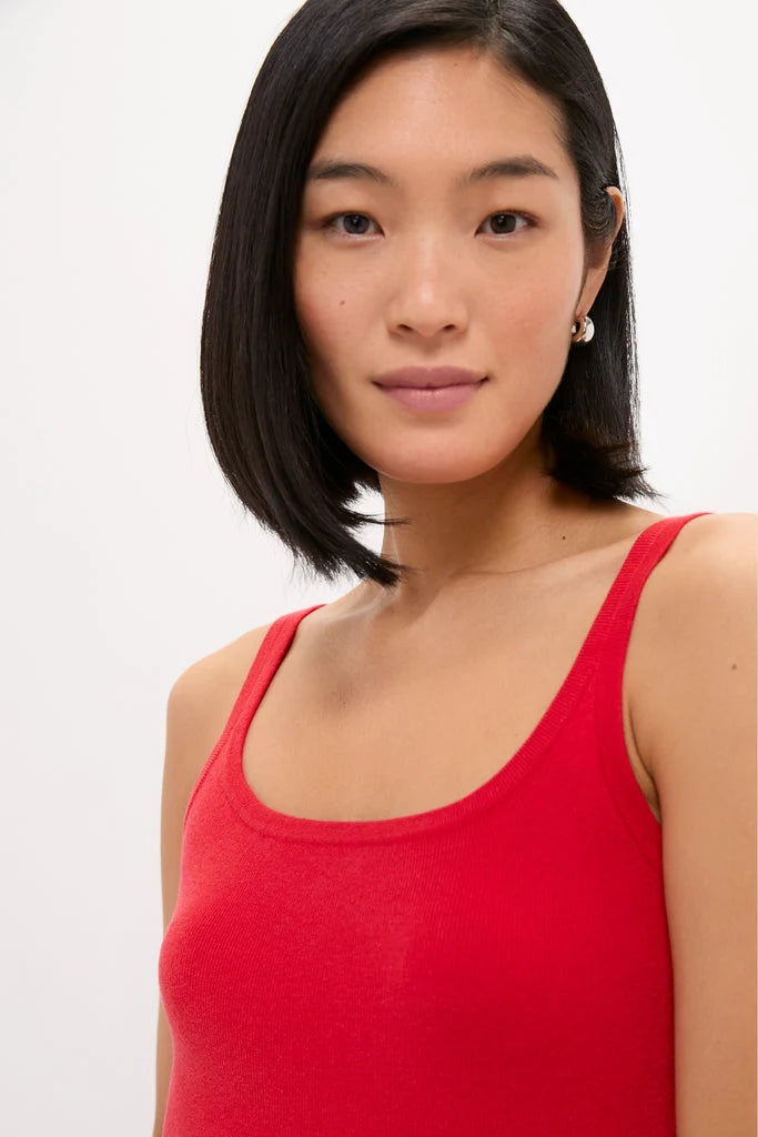 Red Knit Barrington Dress