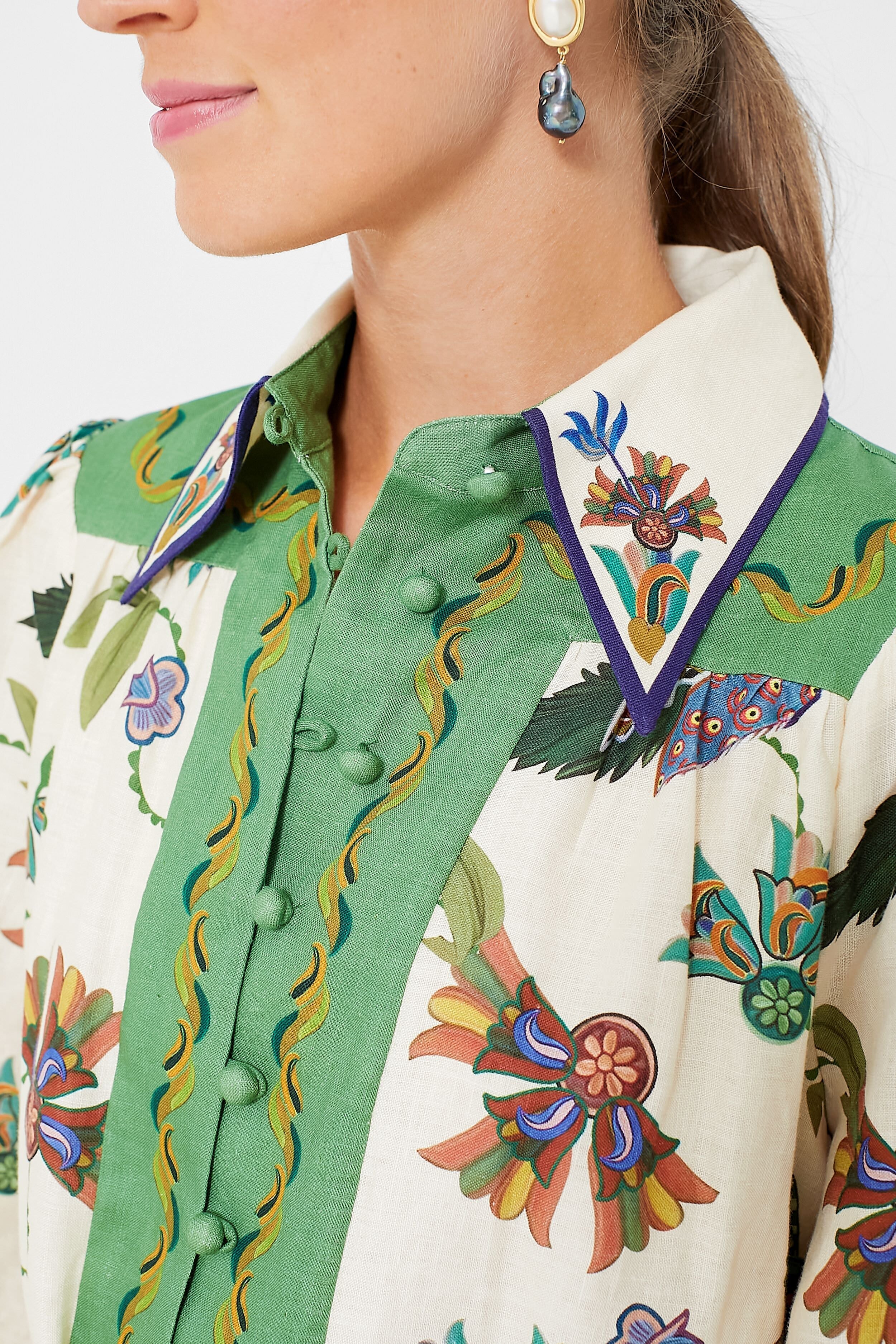 Multi Birdie Mini Dress