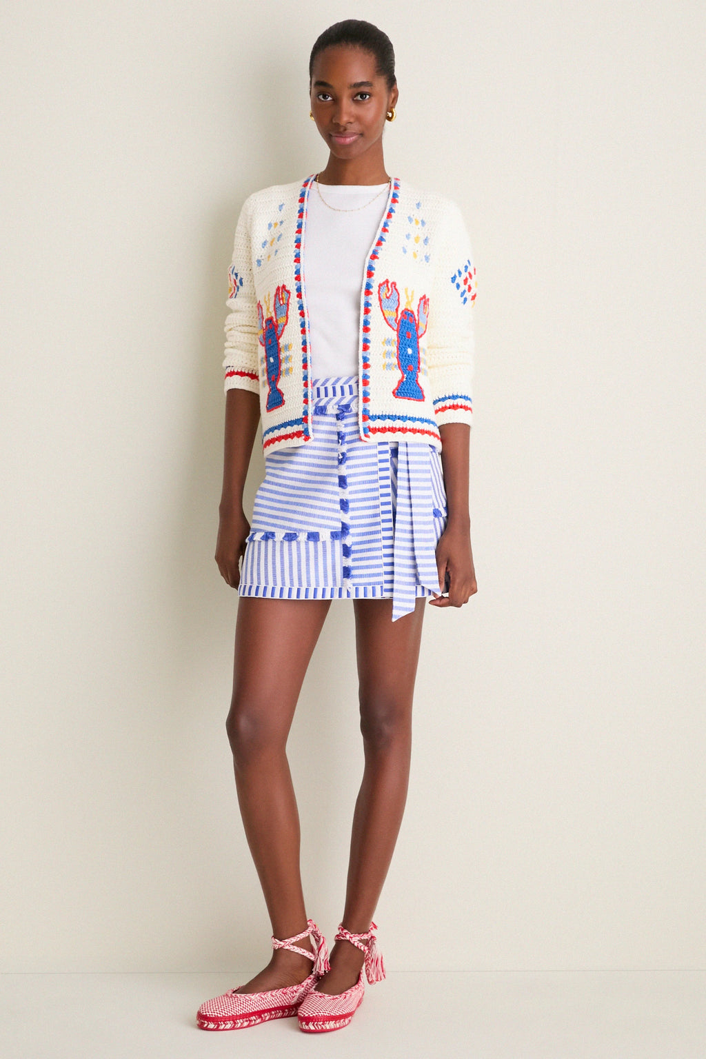 Coastal Stripe Bay Skirt