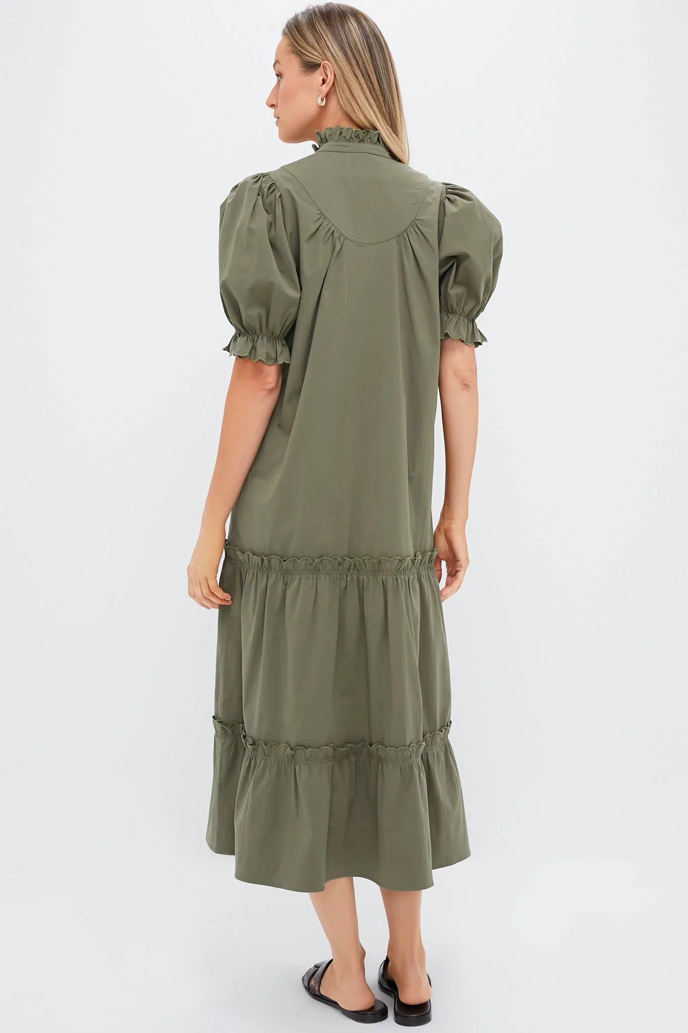 Olive Green Selena Maxi Dress