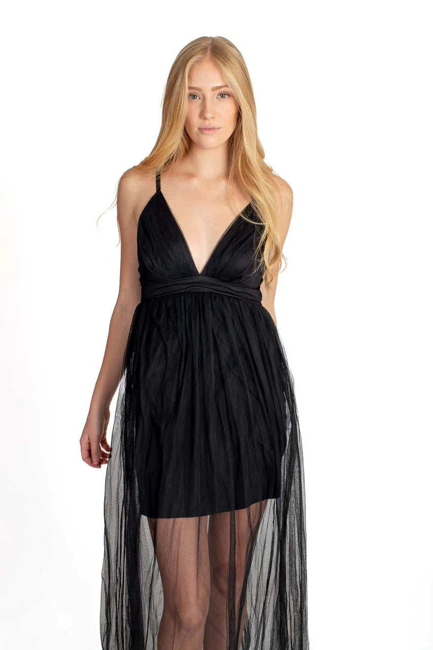 Tulle Maxi Dress