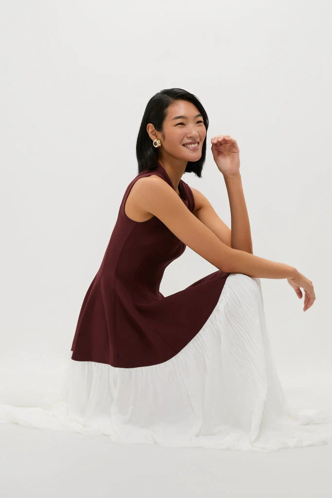 Mahogany Multi Raleigh Midi Dress