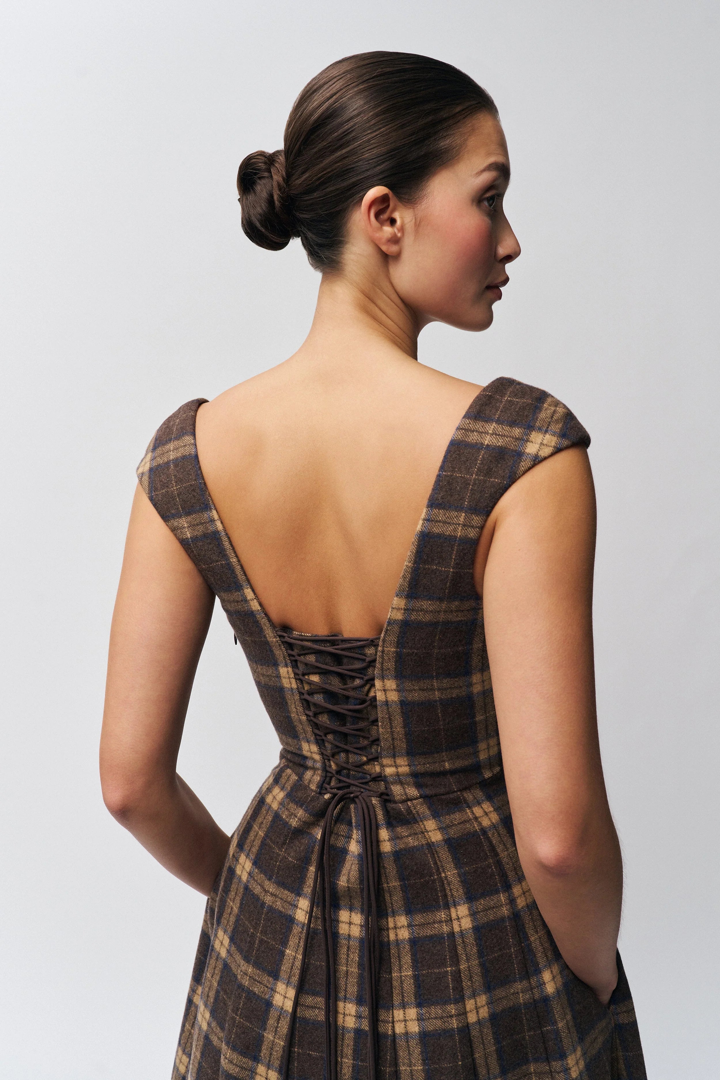 Leila Tartan Dress