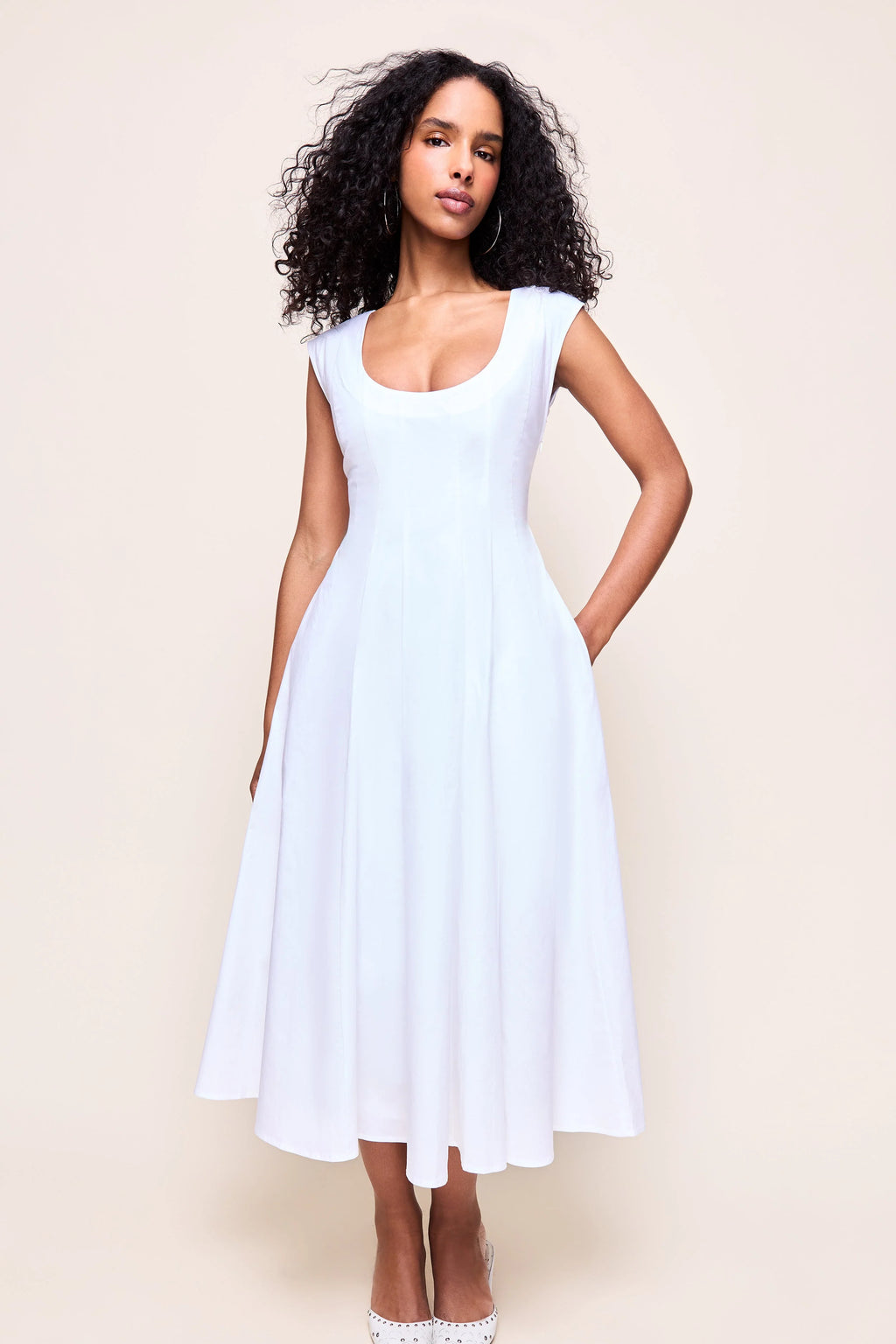 Leila Cotton Poplin Dress