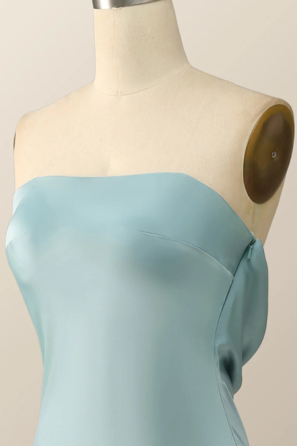 Strapless Jade Mermaid Long Dress