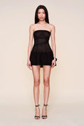 Strapless Crochet Dress