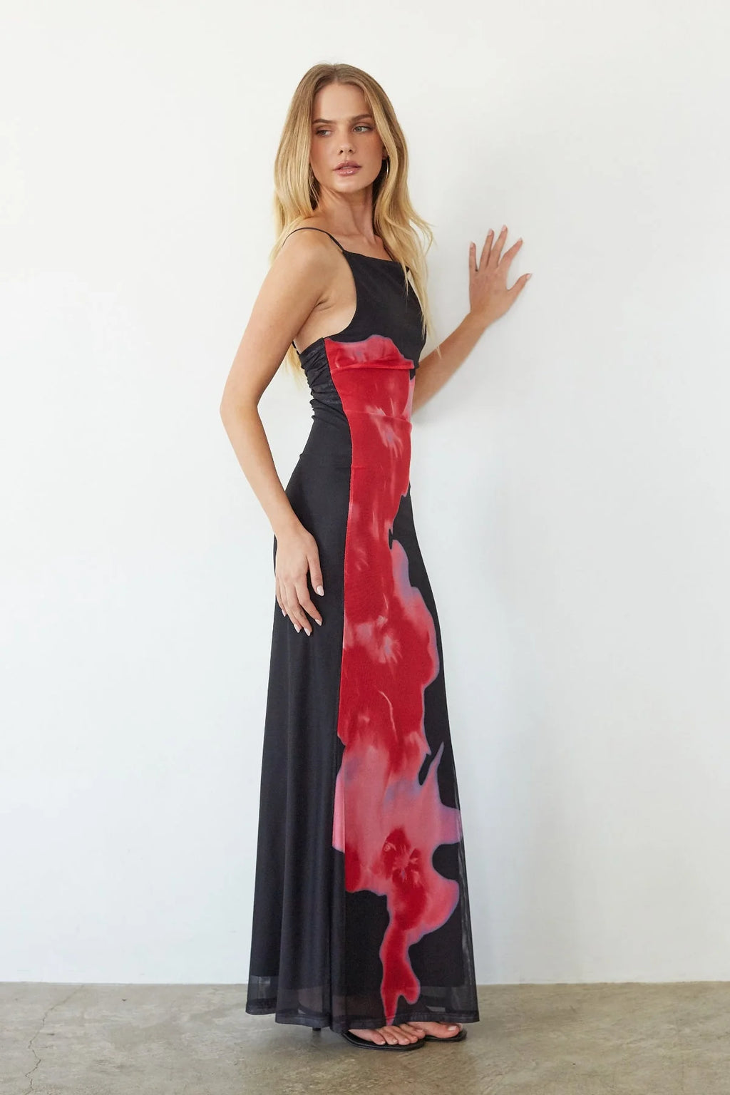 Twila Mesh Maxi Dress