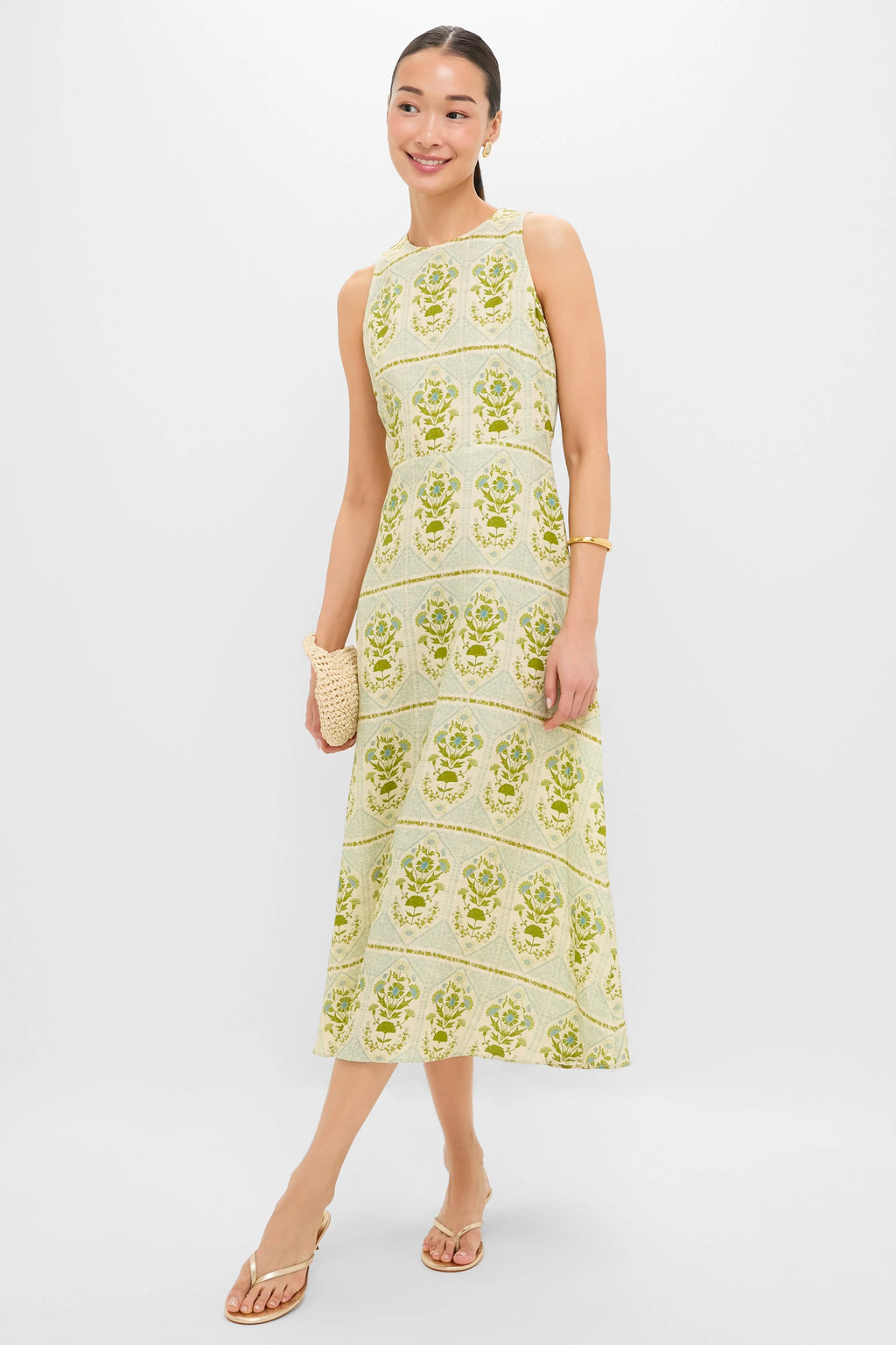 Green Trellis Faith Dress