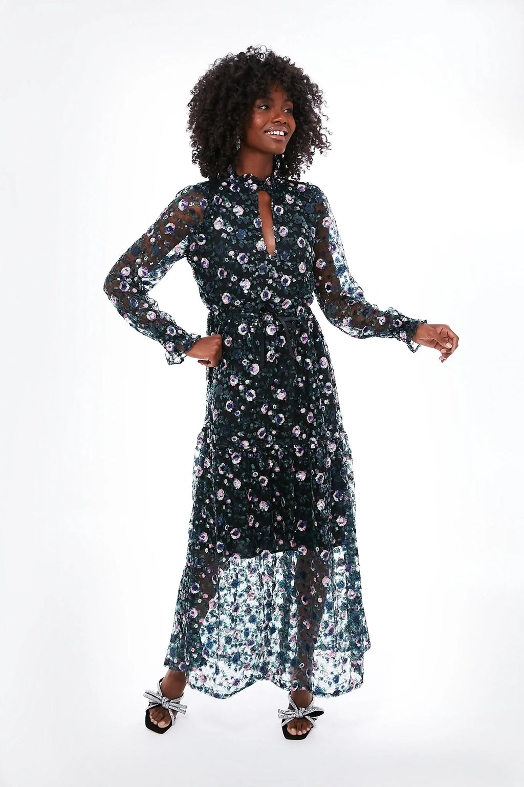Floral Sequin Lucybella Dress